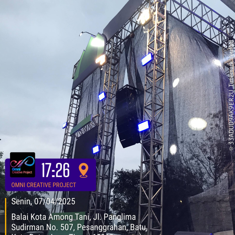 Sewa Rigging per m²