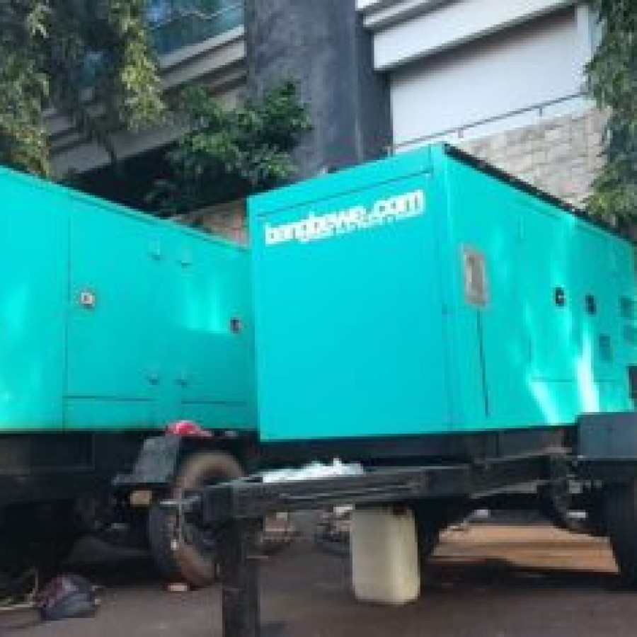 Sewa genset - depan