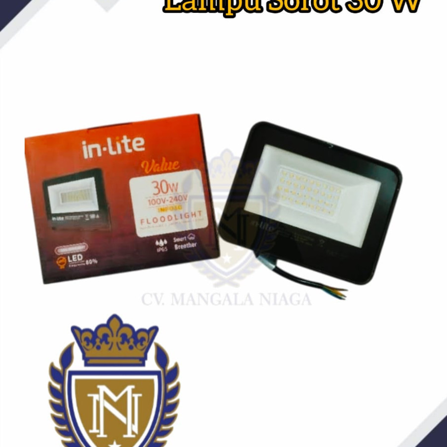 LAMPU SOROT 30 W 100V - 240 V ( IN-LITE )
