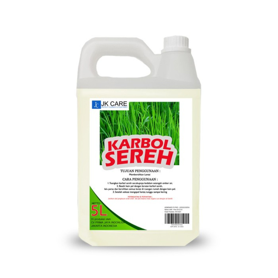 Karbol Sereh - Sabun Pembersih Lantai 5 L