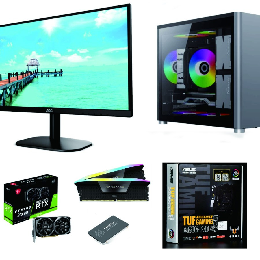 Komputer Gaming AMD Ryzen 5600 G