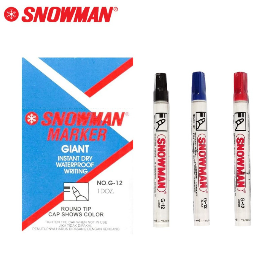 SNOWMAN G12 SPIDOL PERMANEN MARKER