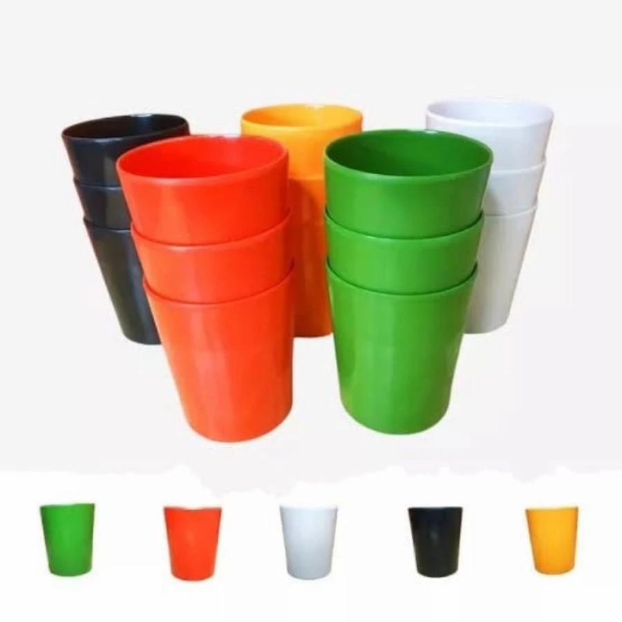 Gelas Melamin 9 cm 280ml - detail