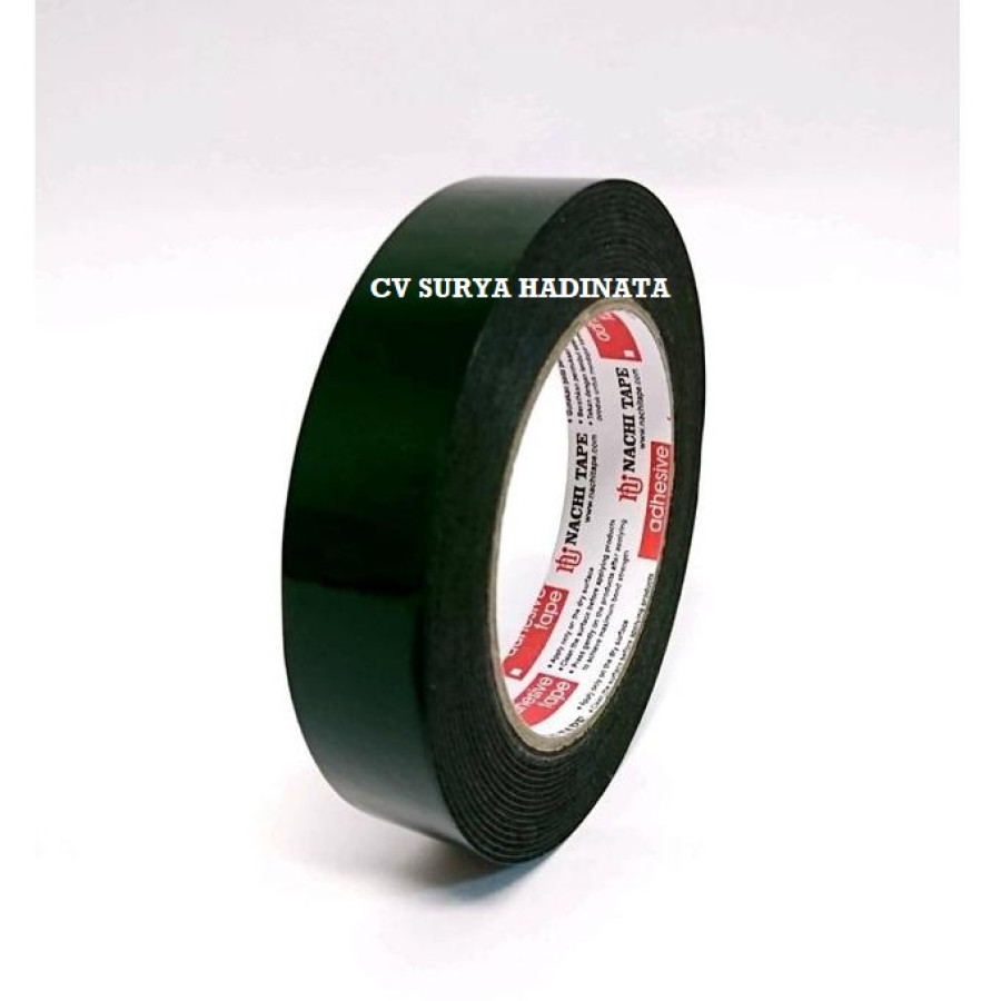 DOUBLE TAPE FOAM HIJAU 1 INCH NACHI