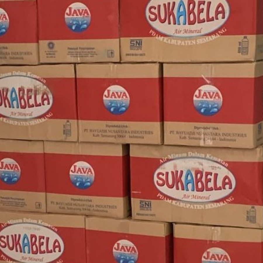 Air mineral Gelas Suka Bela