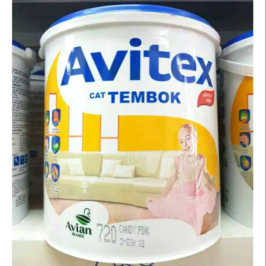 CAT TEMBOK 5 KG NIPPON / DULUX / AVITEX - depan