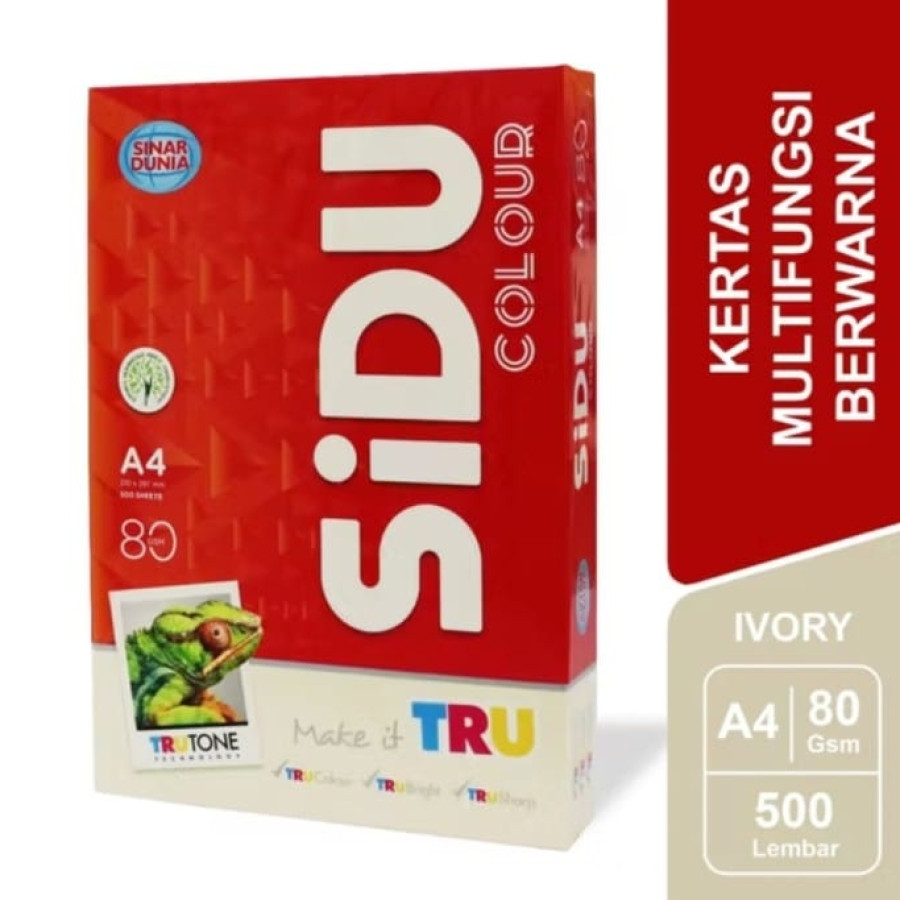 KERTAS HVS SIDU A4 80gr SIDU