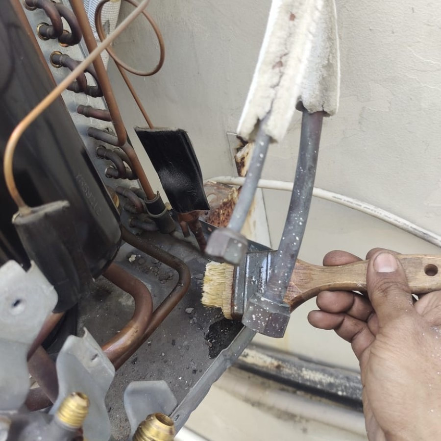 PEMELIHARAAN AC (PERBAIKAN BOCOR UNIT INDOOR  AC)