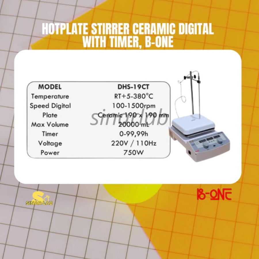 Hotplate Stirrer Ceramic Digital