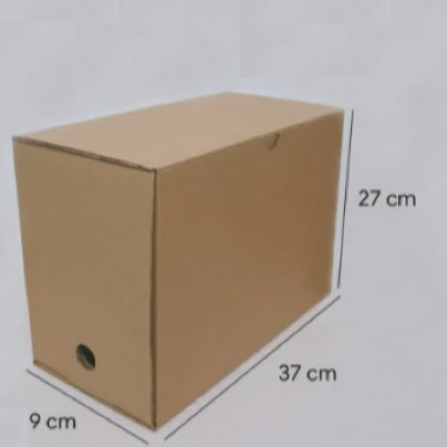 Dus Arsip Kecil bahan Kardus - samping