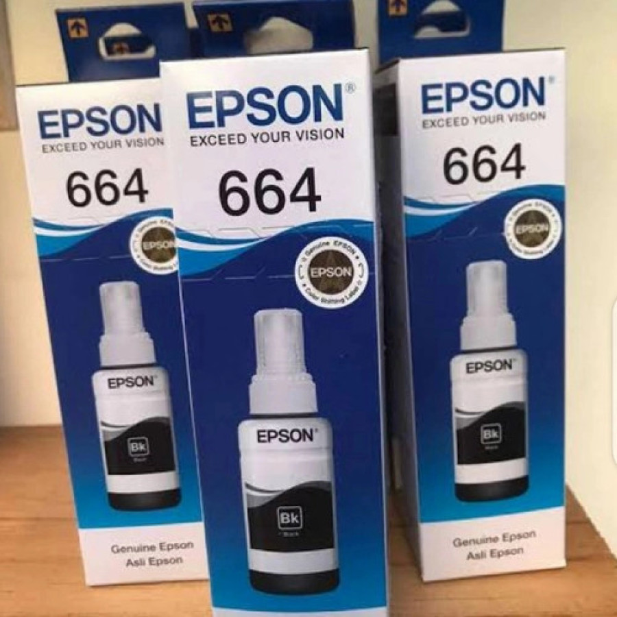 Tinta Printer Inkjet 664 hitam Epson