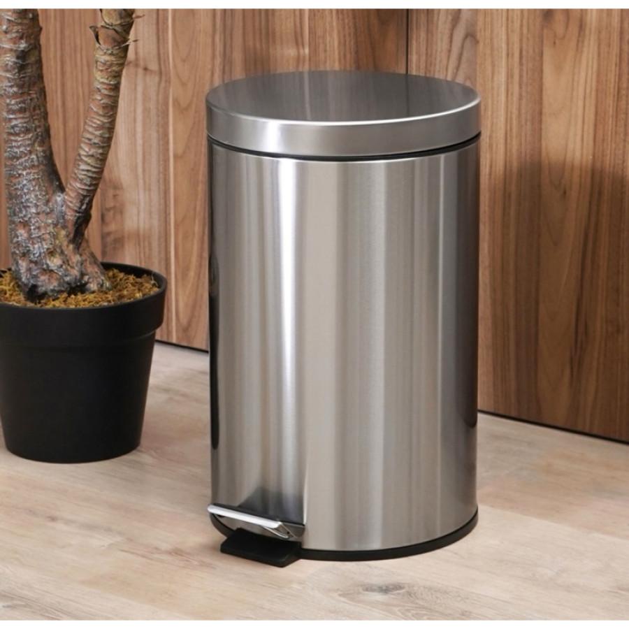 KRISBOW TEMPAT SAMPAH INJAK 12 LTR