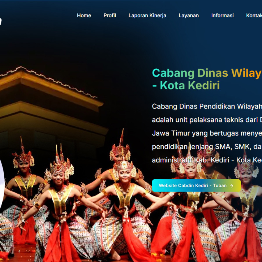 Jasa pengembangan Website Portal Dilingkungan OPD Jawa Timur, Cabang Dinas, - detail