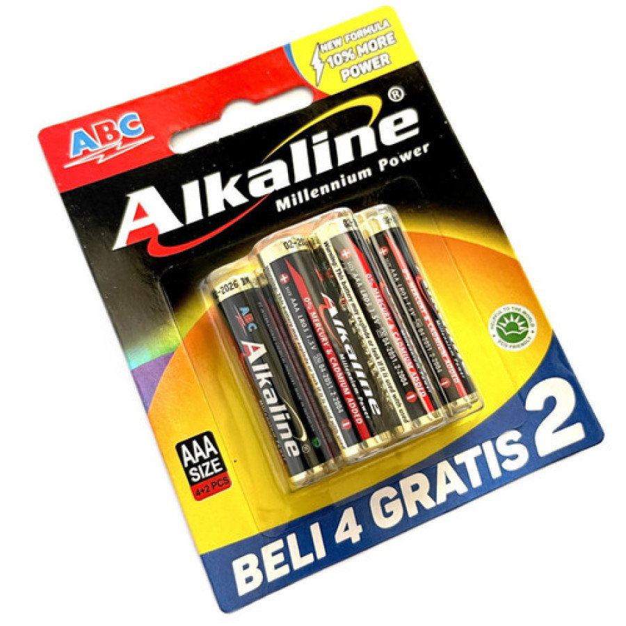 Baterai AAA isi 6 pcs Alkaline