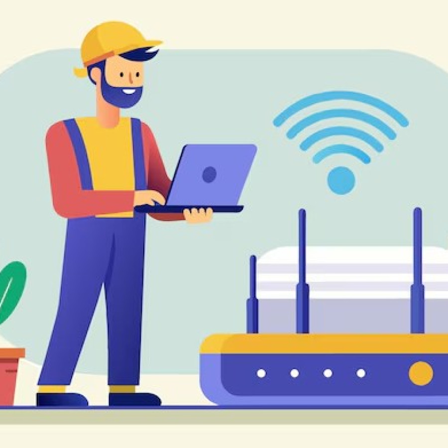 Paket Access Point & Pemasangan Voltech VT-861 (Indoor access point wifi 6)