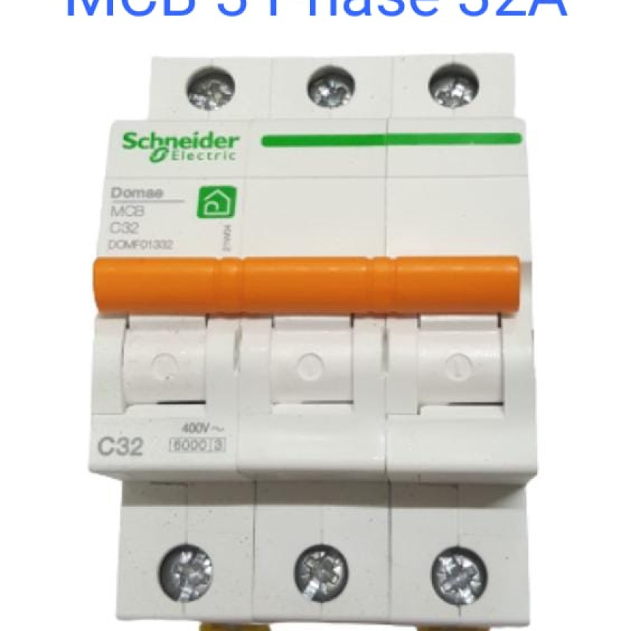 MCB 32 Ampere 3 Phase - samping