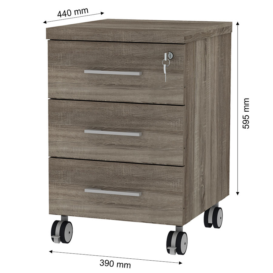 PEDESTAL FRENCO 3 DRW - utama