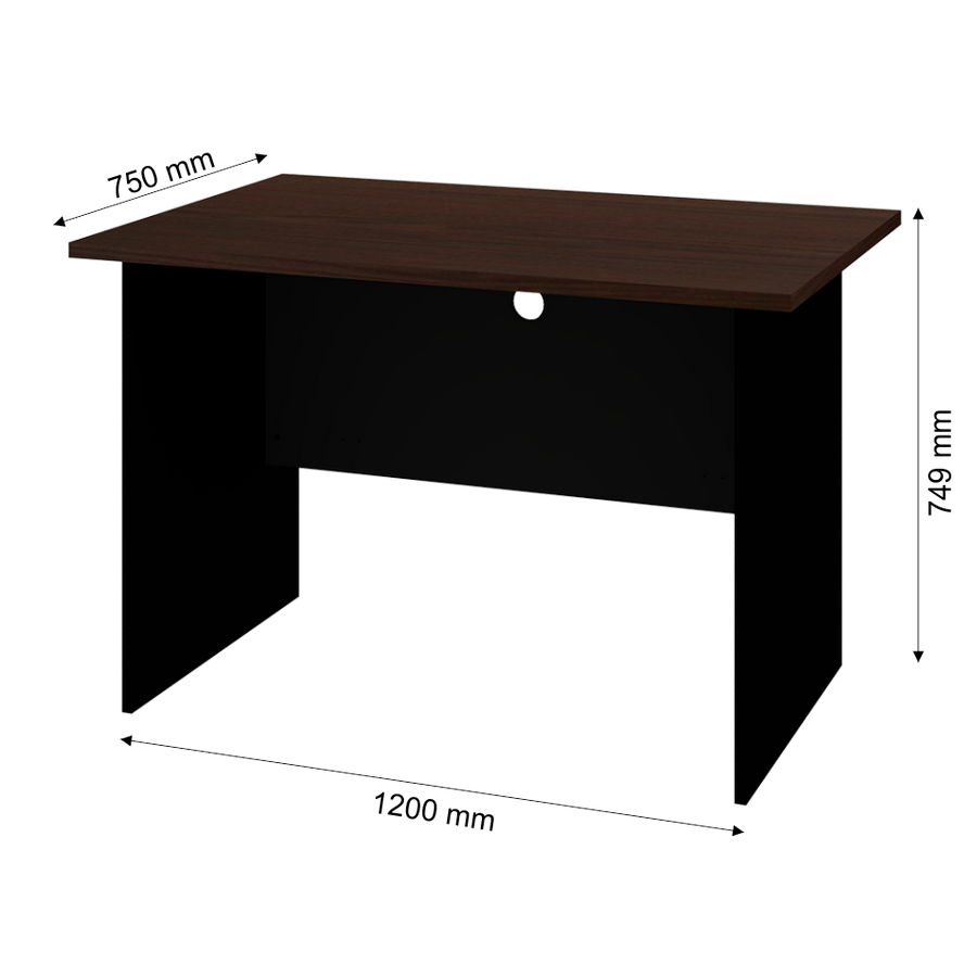 MEJA STAF NEO ALPHA 120X75 POLOS - depan