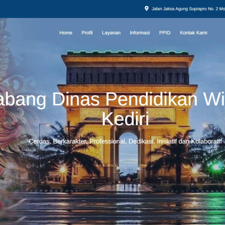Jasa pengembangan Website Portal Dilingkungan OPD Jawa Timur, Cabang Dinas, - samping
