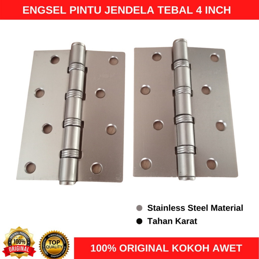 Pekerjaan Engsel Pintu 4 inch