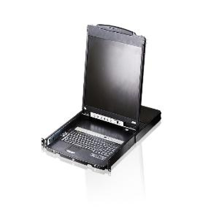 ATEN 8-Port PS/2-USB VGA Dual Rail LCD KVM Switch CL5808