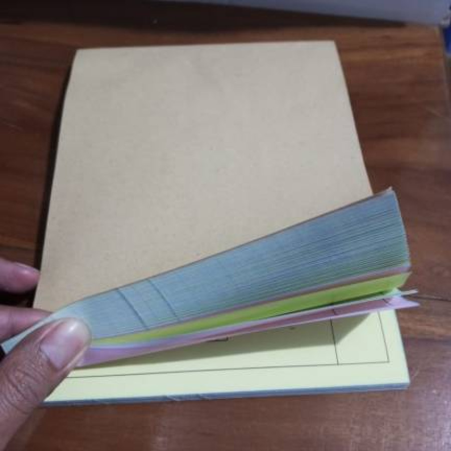 Blanko NCR Rangkap 3 Folio Rainbow
