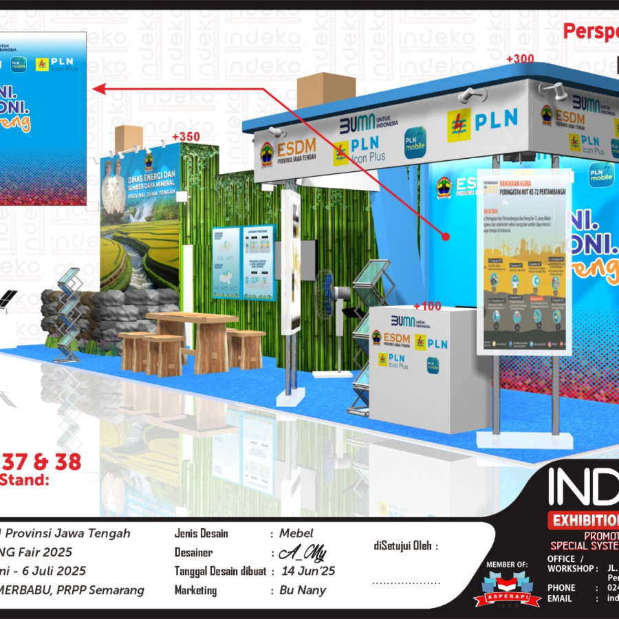 Booth Special Desain ESDM_Jateng Fair 2025