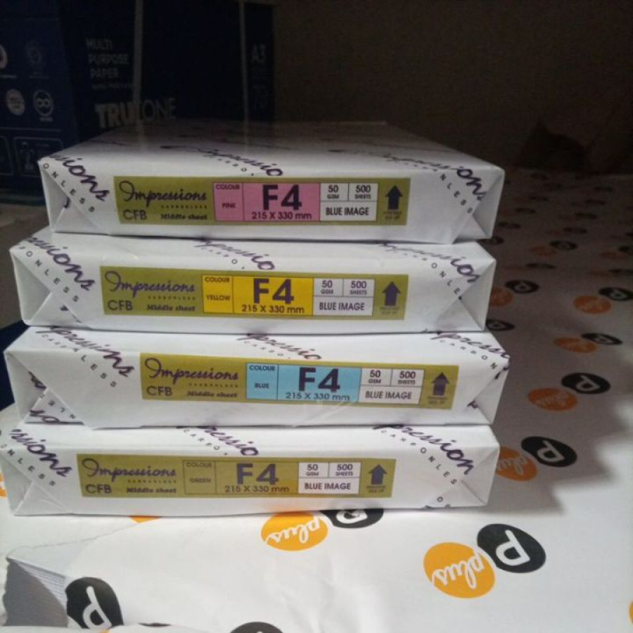 Kertas NCR F4 IMPRESSIONS Warna