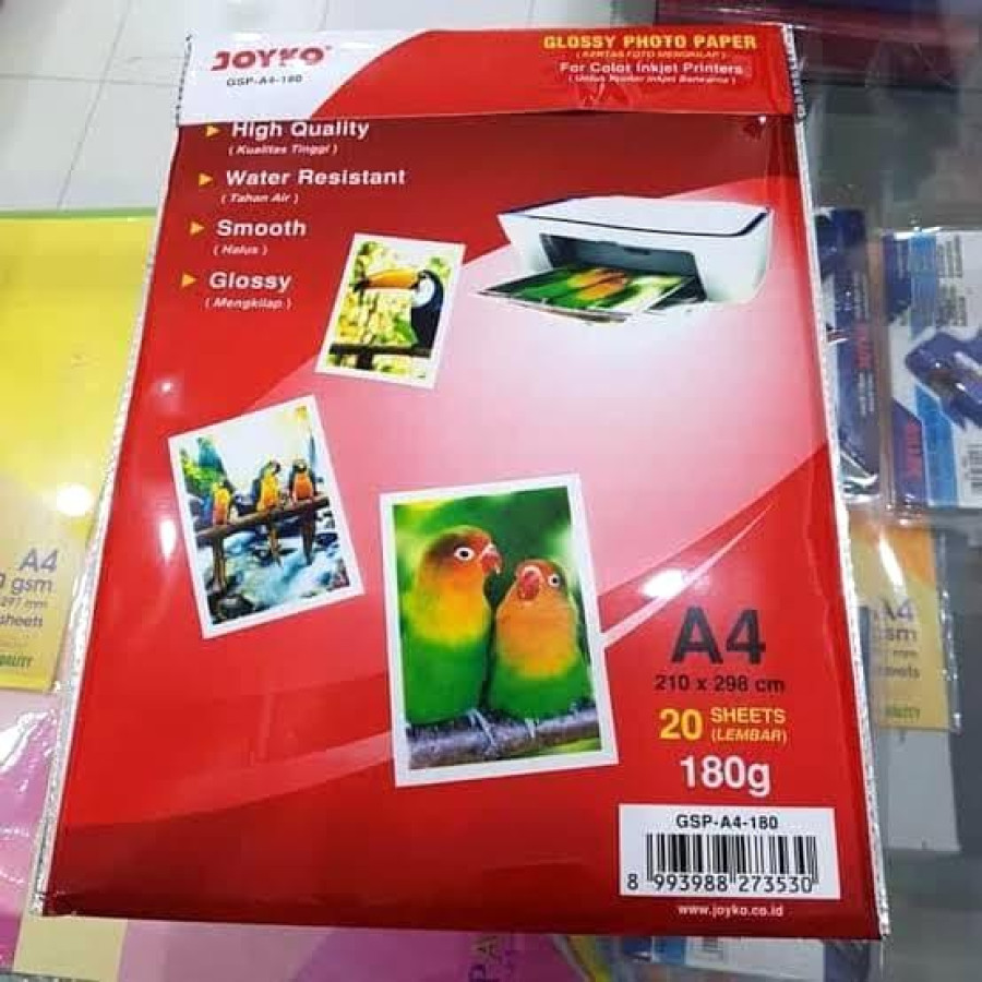 Kertas Foto/sertifikat/piagam merk joyko - utama