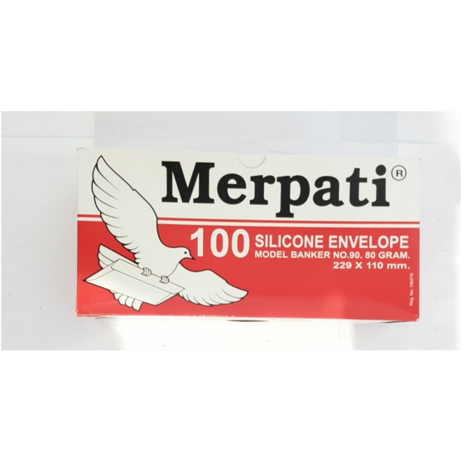 Amplop Merpati Polos ( Silicone Anvelope) 152X90mm