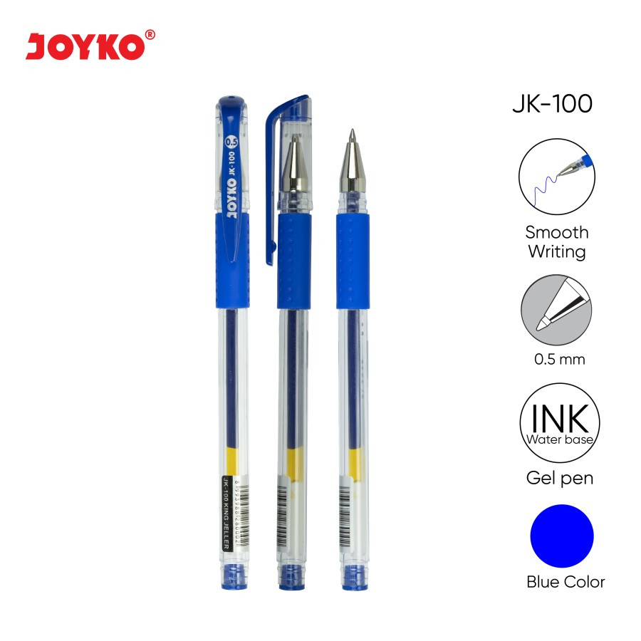 Ballpoint Gel Biru