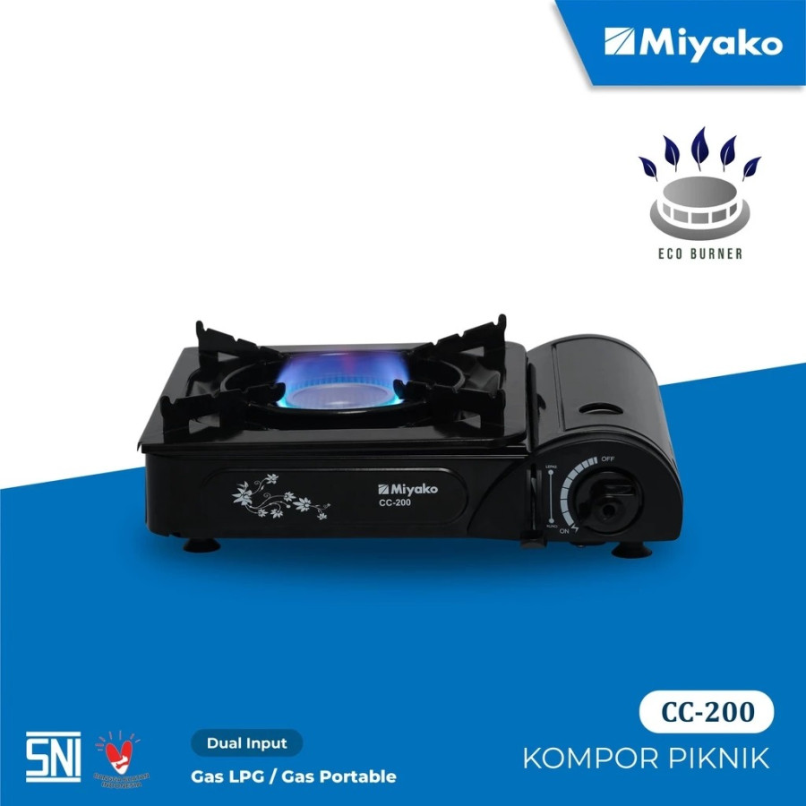 Kompor Portable Miyako CC 200 Hitam - utama