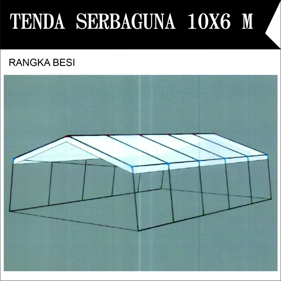 Tenda Serbaguna 10x6m - detail