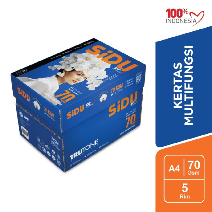 SINAR DUNIA Kertas HVS A4 70GSM (Dus) - depan