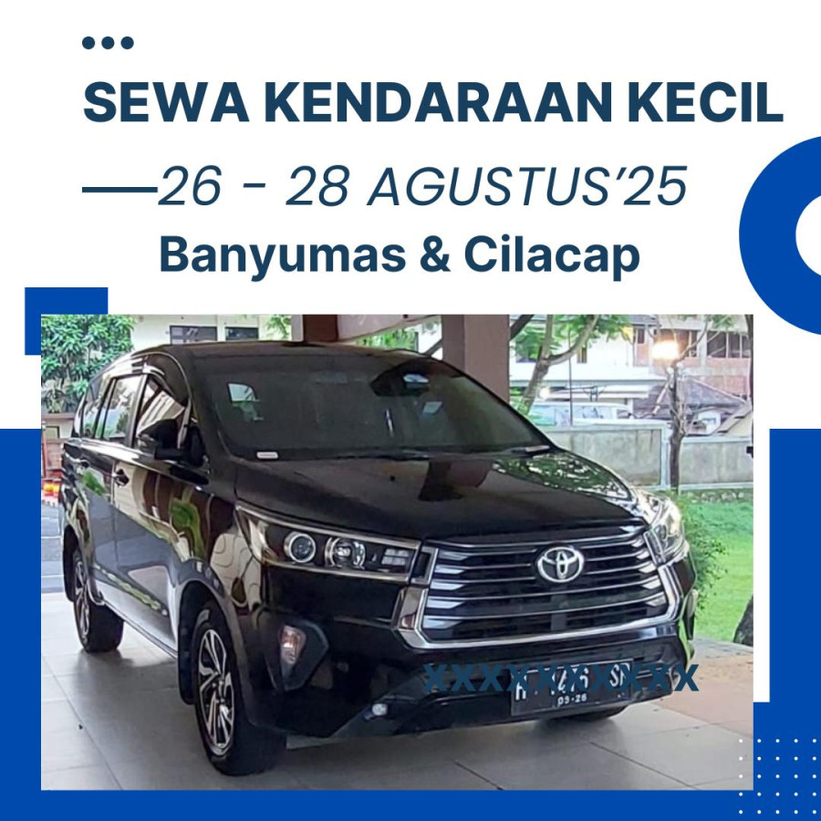 SEWA KENDARAAN KECIL ( BANYUMAS / CILACAP )