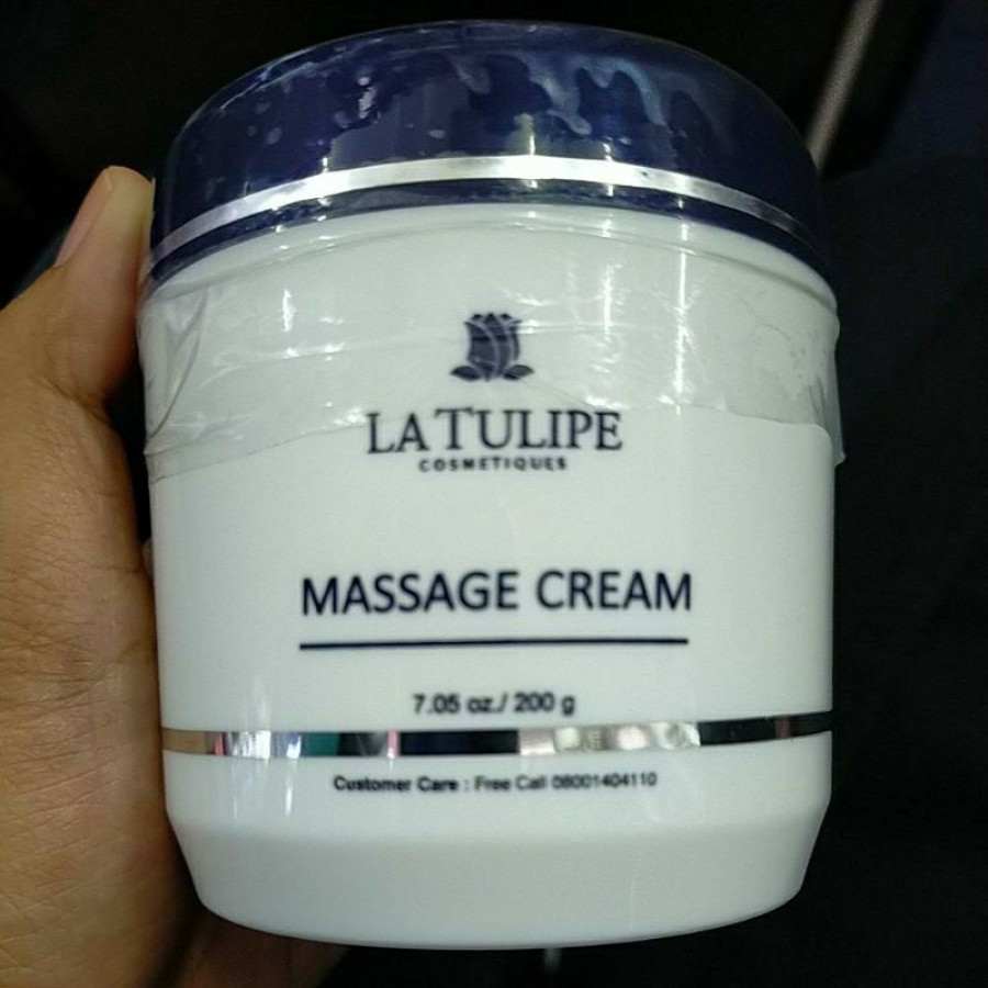 MASSAGE CREAM WAJAH LATULIPE - depan