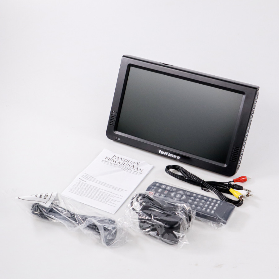 TV Monitor 10 Inch DVB-T2 dan Analog HDMI AV - D10 - Black - detail
