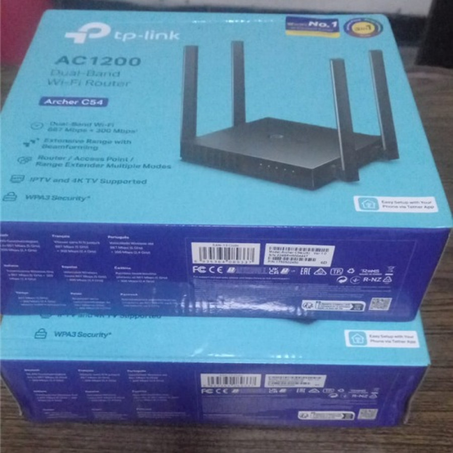 ROUTER , Tp-Link Archer C64 AC1200 Dual-Band Wi-Fi Router