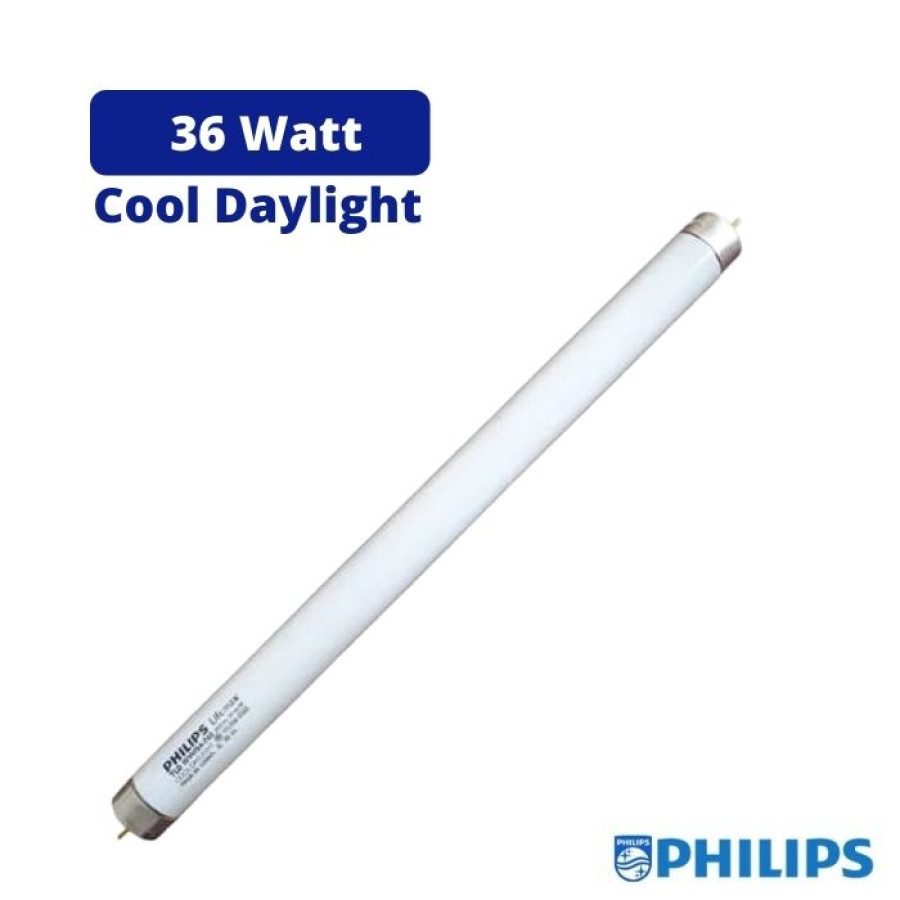 lampu neon tl philips cool daylight lifemax 36 watt