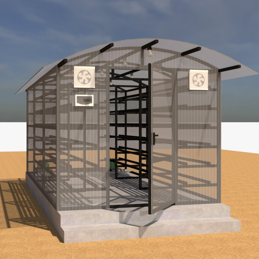 Rumah Pengering Tepung Mocaf - utama