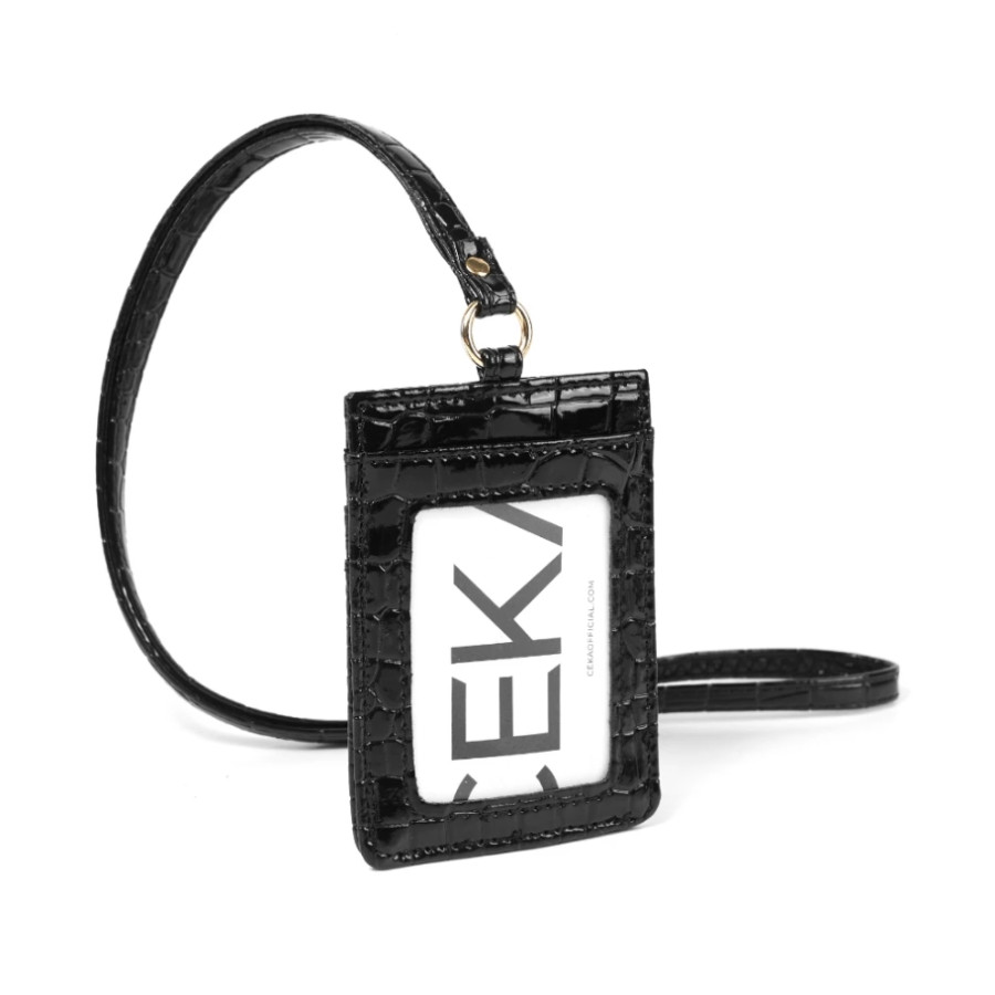 Lanyard Fiora Card Holder ID Name Tag Kartu Tanda Pengenal - utama
