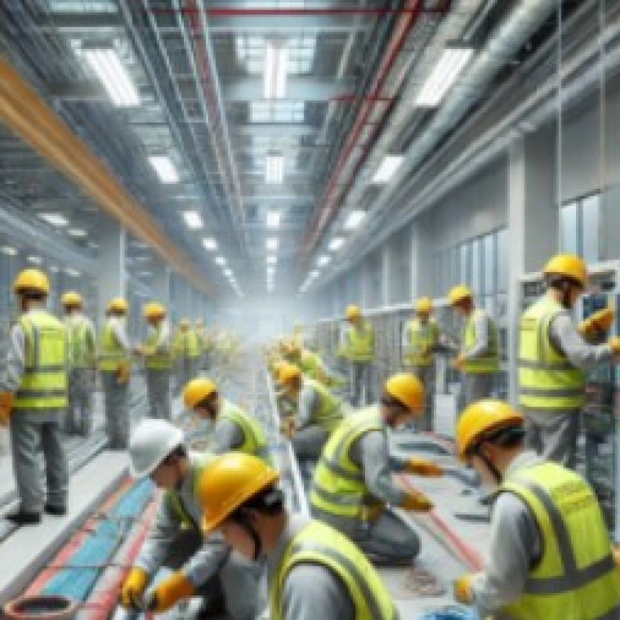 JASA INSTALASI KABEL FIBER OPTIC VIA DUCTING