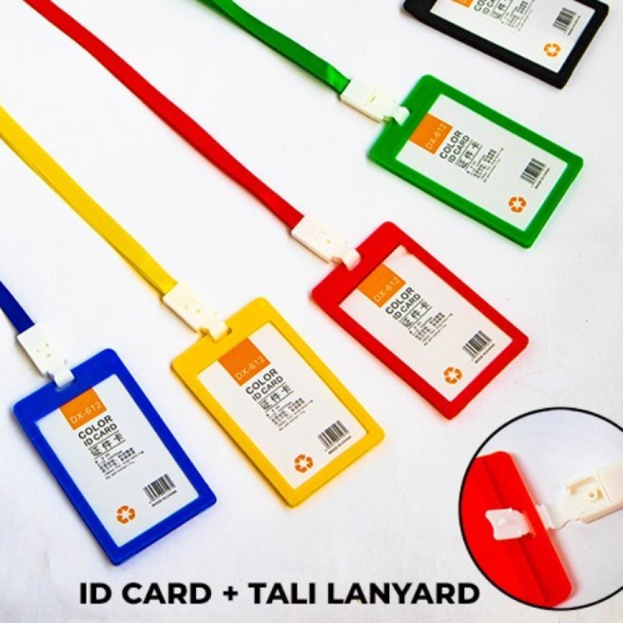 NAME TAG ID CARD HOLDER / TALI ID CARD NAMA / GANTUNGAN KARTU NAMA - depan