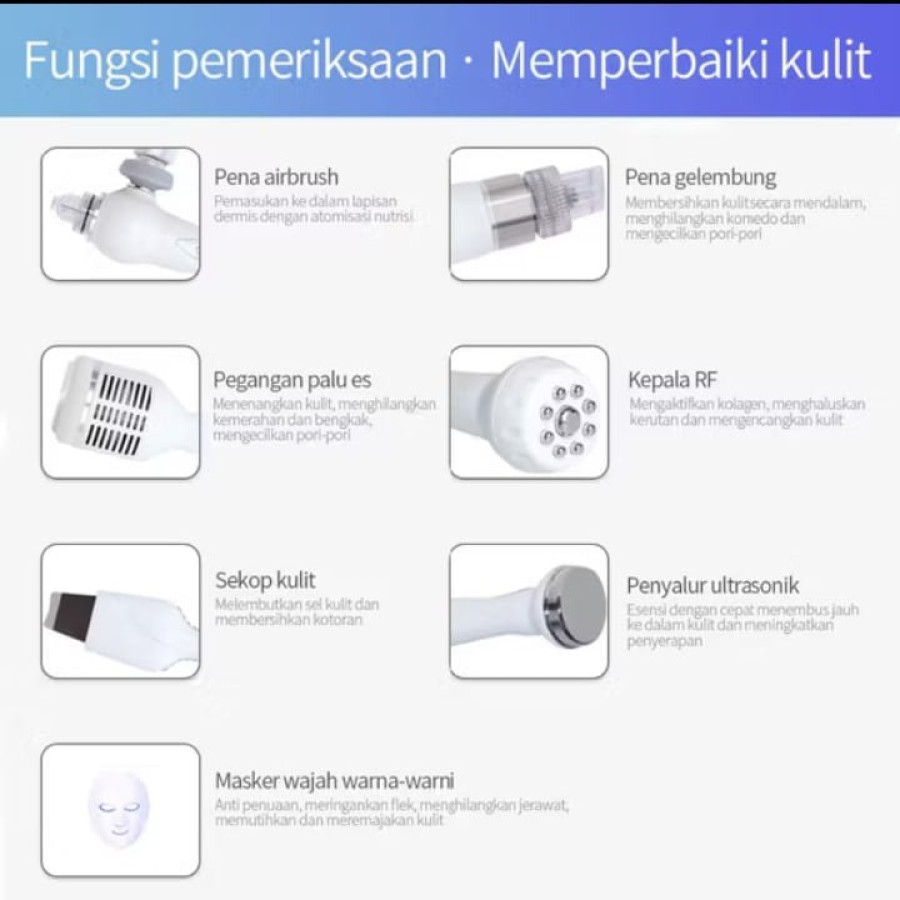 HYDRAFACIAL MACHINE - depan