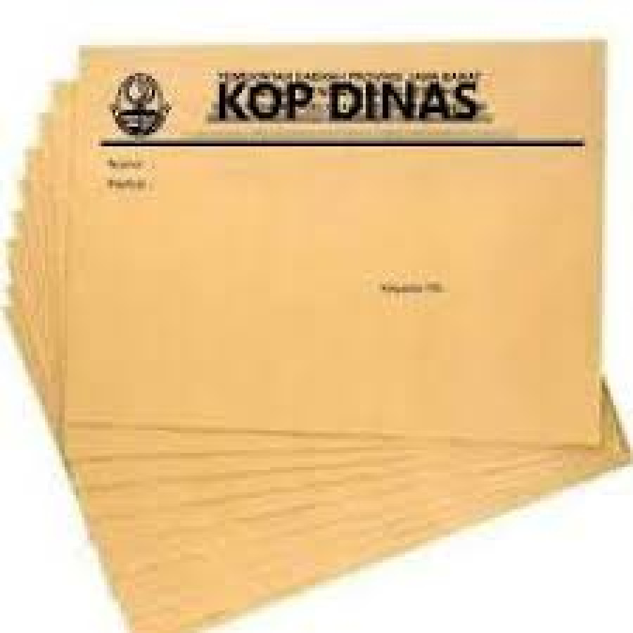 Amplop Dinas Besar Custom - samping
