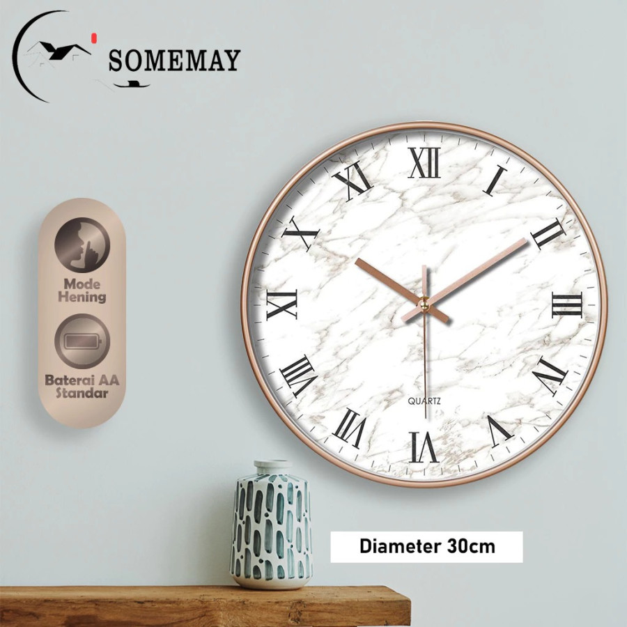 JAM DINDING DIAMETER 30CM