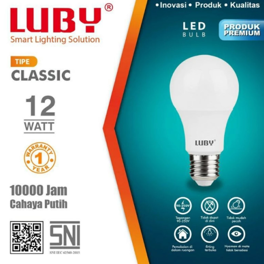 Lampu LED Luby 12 Watt LUBY CLASSIC 12W - utama