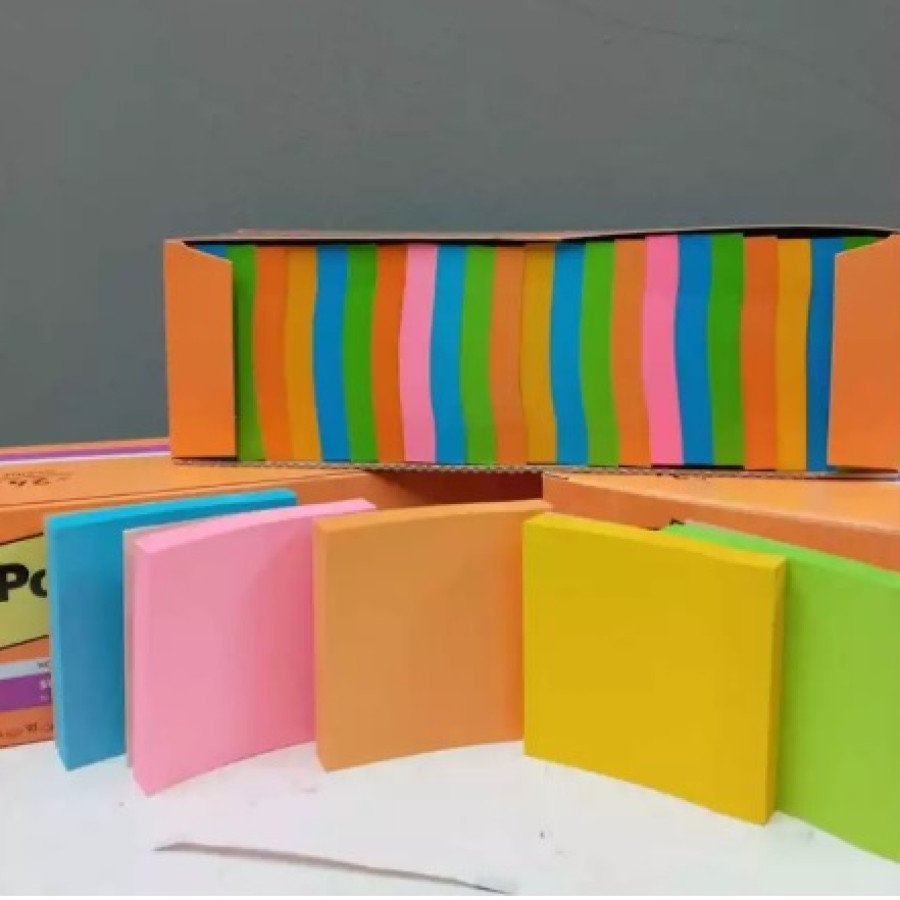 Post It /Super Sticky Notes  3M654-24SSAU 3 inch x 3 inch - depan