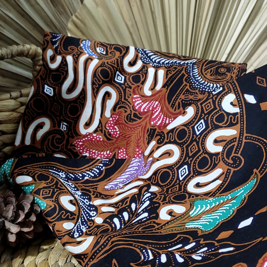 Kain Batik Cap Colet - detail