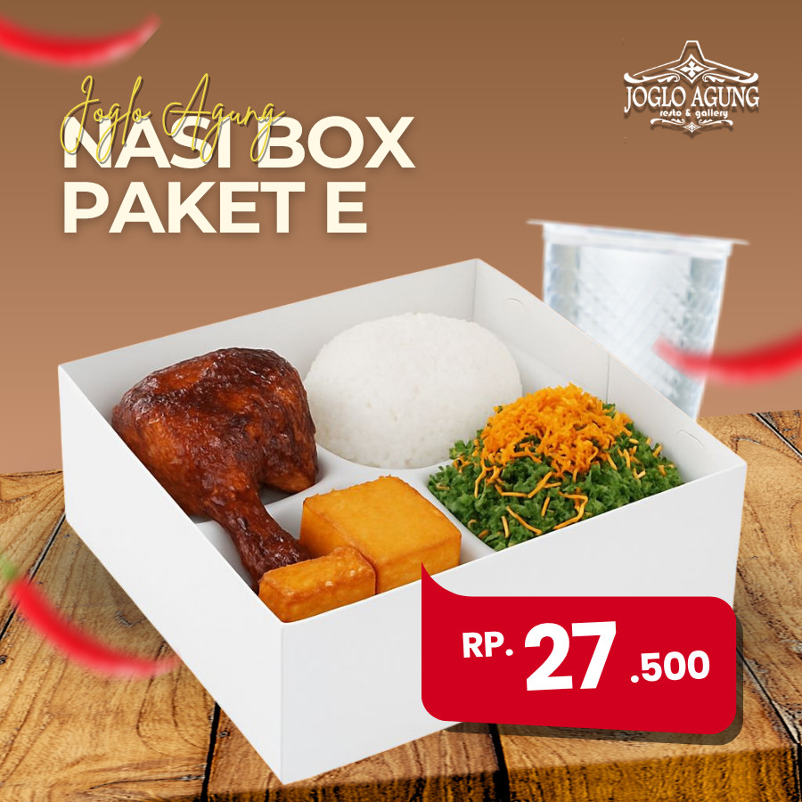 Nasi Kotak Joglo Agung (Paket E)
